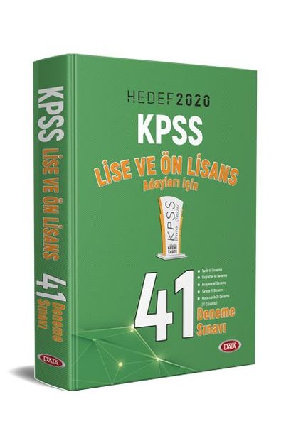 Data KPSS Lise ve Ön Lisans 41 Deneme 2020-YENİ