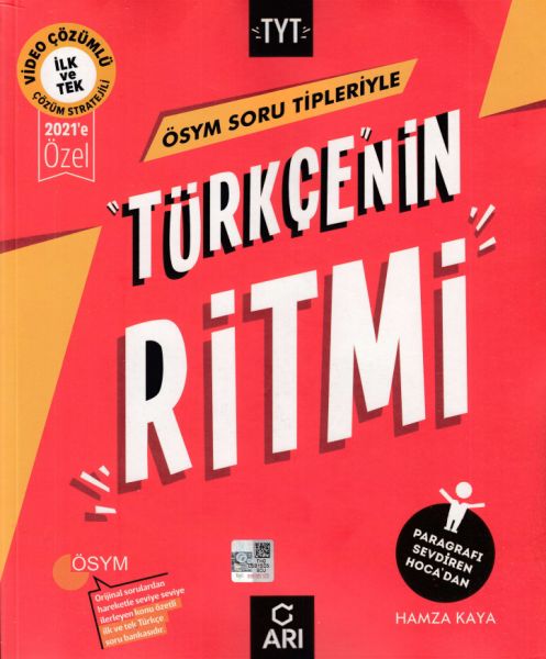 Arı ÖSYM Soru Tipleriyle TYT Türkçenin Ritmi Soru Bankası 2021'e Özel (Yeni)