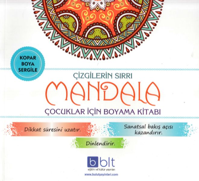 Çizgilerin Sırrı - Mandala Çocuklar İçin Boyama Kitabı
