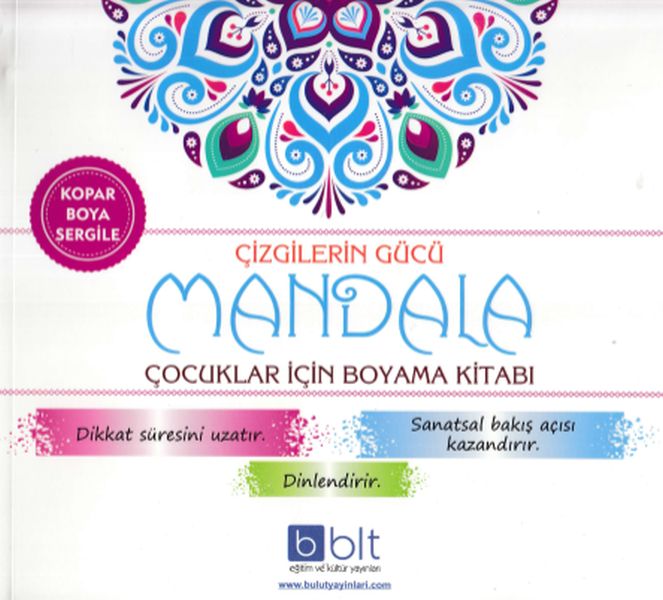 Çizgilerin Gücü - Mandala Çocuklar İçin Boyama Kitabı