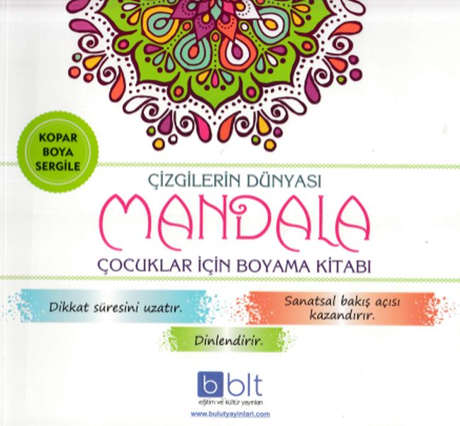 Çizgilerin Dünyası - Mandala Çocuklar İçin Boyama Kitabı