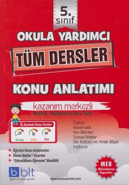 Bulut Eğitim Yayınları 5. Sınıf Tüm Dersler Konu Anlatımlı Bulut Eğitim