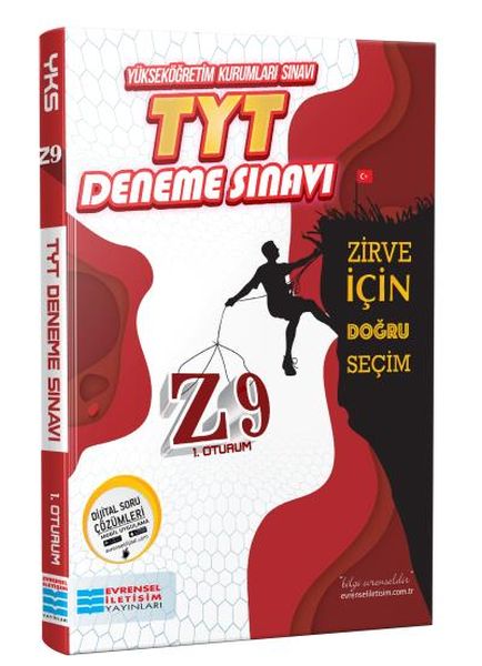 Evrensel İletişim Yayınları TYT Z9 İleri Seviye Video Çözümlü Deneme Sınavı Evrensel İletişim