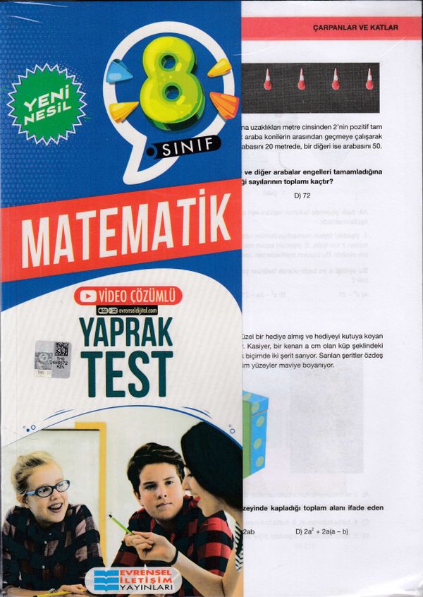 Evrensel 8.Sınıf Matematik Yeni Nesil Yap. Test