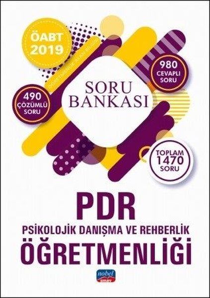 Nobel ÖABT-PDR-Psikolojik Danışma ve Rehberlik Öğretmenliği-Soru Bankası 2019