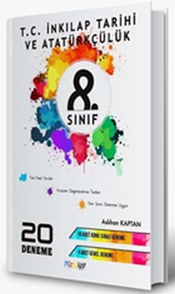 Mürekkep 8. Sınıf T.C. İnkılap Tarihi ve Atatürkçülük 20 Deneme (Yeni)