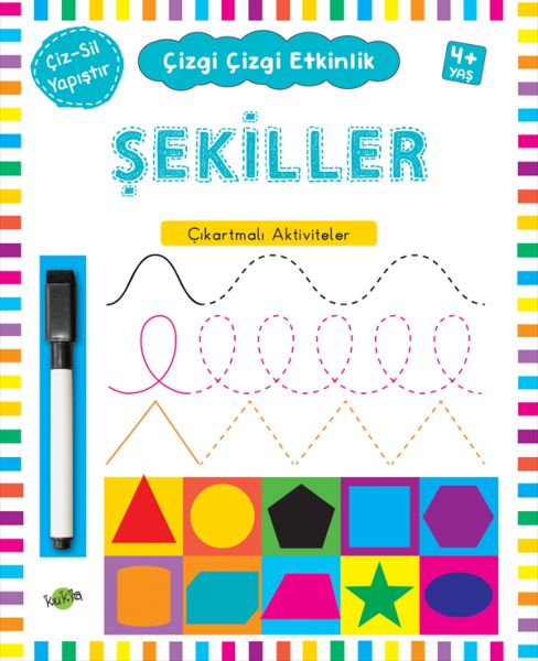 Çizgi Çizgi Etkinlik Şekiller/ Kukla Yayın