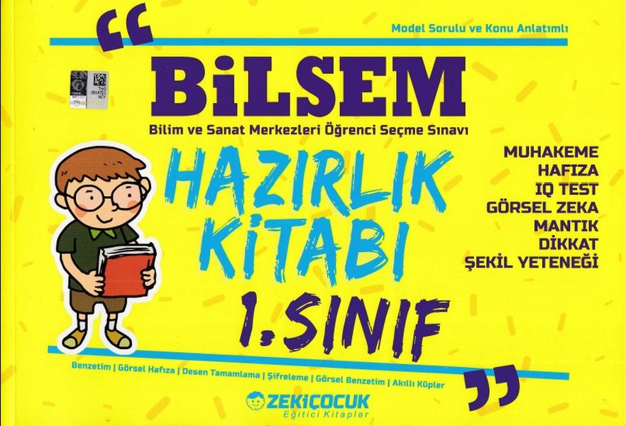 Örnek Akademi Yayınları Zeki Çocuk 1. Sınıf Bilsem Hazırlık Kitabı Örnek Akademi