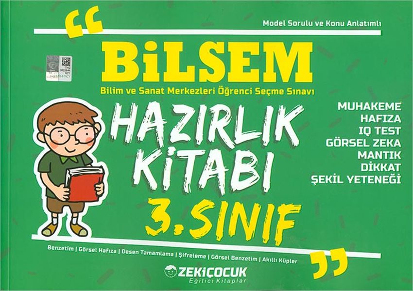 Örnek Akademi Yayınları Zeki Çocuk 3. Sınıf Bilsem Hazırlık Kitabı Örnek Akademi
