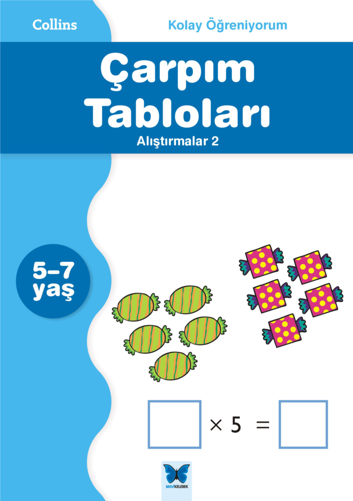 Collins Kolay Öğreniyorum - Çarpım Tabloları Alıştırmalar 2 (5-7 Yaş)