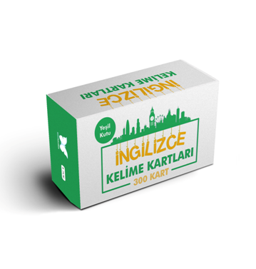 İngilizce Kelime Öğreten Kartlar 5. Kutu (Yeşil Kutu)