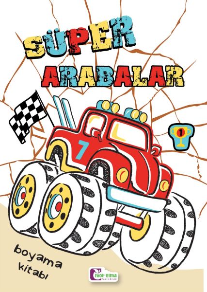 Süper Arabalar Boyama Kitabı