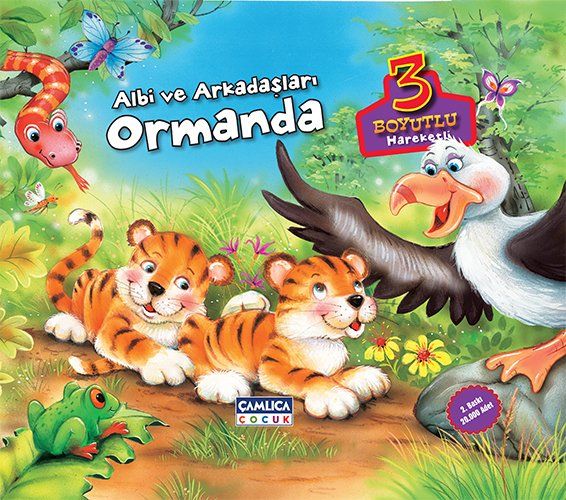 Albi ve Arkadaşları Ormanda (Ciltli - 3 Boyutlu ve Hareketli)