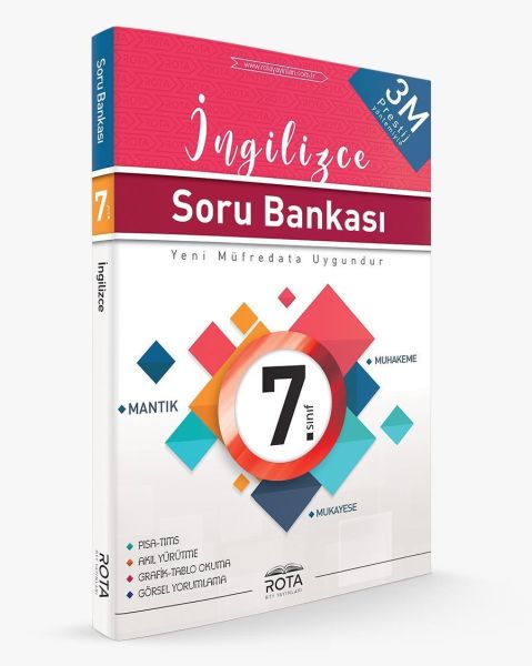 Rota 7. Sınıf İngilizce Soru Bankası 3M Prestij(Yeni)