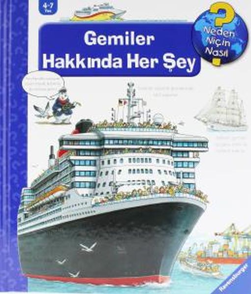 Ravensburger Maksi - Gemiler Hakkında Herşey 4-7 Yaş (Ciltli)