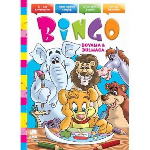 Bingo Boyama & Bulmaca (Renkli Örnekli)