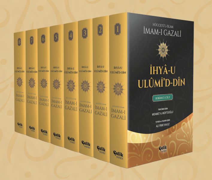 İhyâ-u Ulûmi'd-Dîn (Ciltli, 8 Cilt, Küçük Boy)