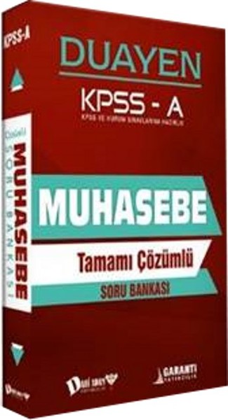 KPSS A Muhasebe Duayen Tamamı Çözümlü Soru Bankası