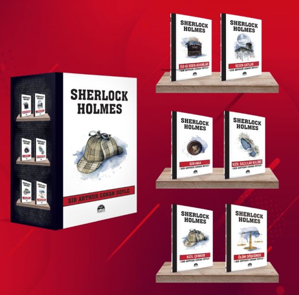 Sherlock Holmes - 6 Kitap Set (Şapka)