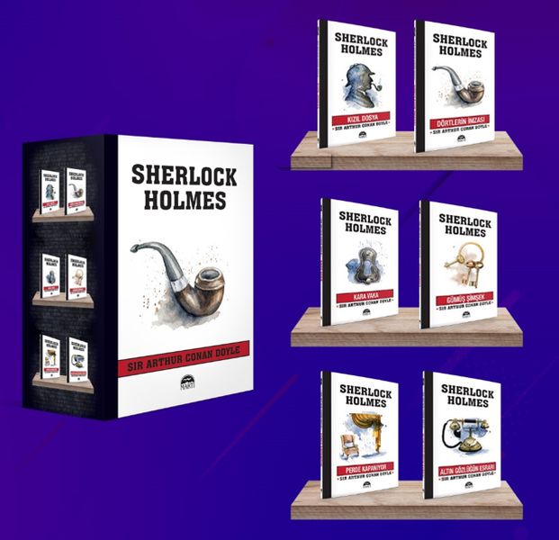 Sherlock Holmes - 6 Kitap Set (Pipo)