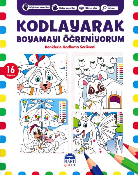 Kodlayarak Boyamayı Öğreniyorum 1 - Renklerle Boyama Serüveni