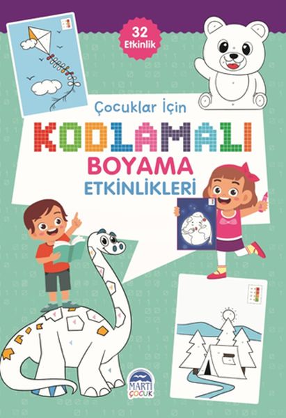 Çocuklar İçin Kodlama Etkinlikleri - Yeşil - 32 Etkinlik