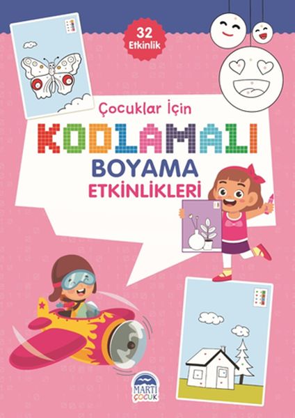 Çocuklar İçin Kodlama Etkinlikleri - Pembe - 32 Etkinlik