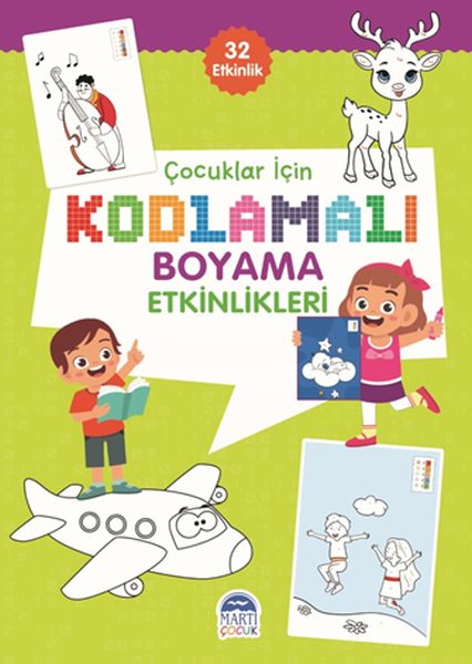 Çocuklar İçin Kodlama Etkinlikleri - Yeşil2 - 32 Etkkinlik
