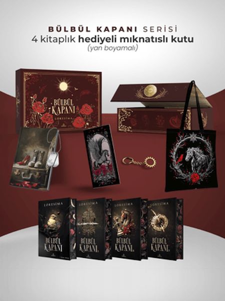 Bülbül Kapanı Serisi - Hediyeli Yan Boyamalı Mıknatıslı Kutu