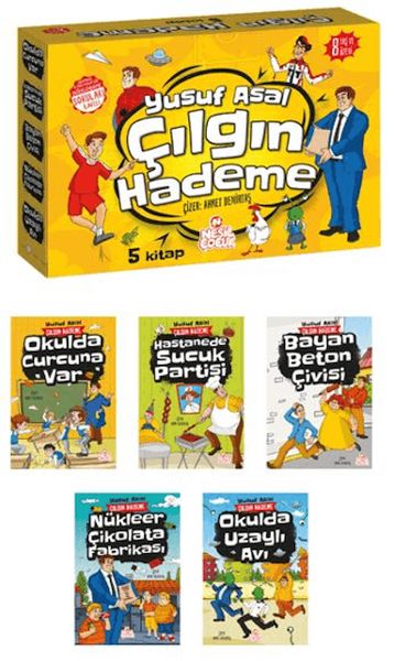 Çılgın Hademe Seti (5 Kitap-Soru Kitapçığı)