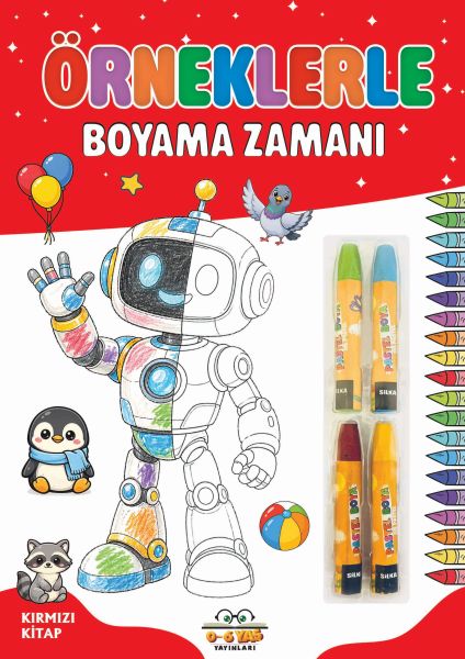 Örneklerle Boyama Zamanı - Kırmızı Kitap