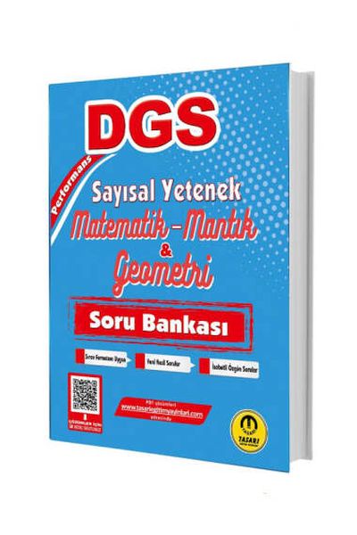 Tasarı Yayınları 2025 DGS Sayısal Yetenek Matematik Mantık Geometri Soru Bankası