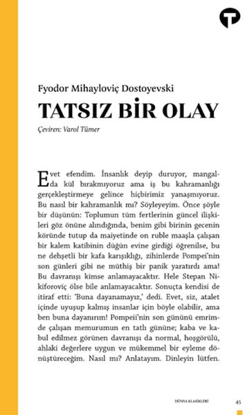 Tatsız Bir Olay