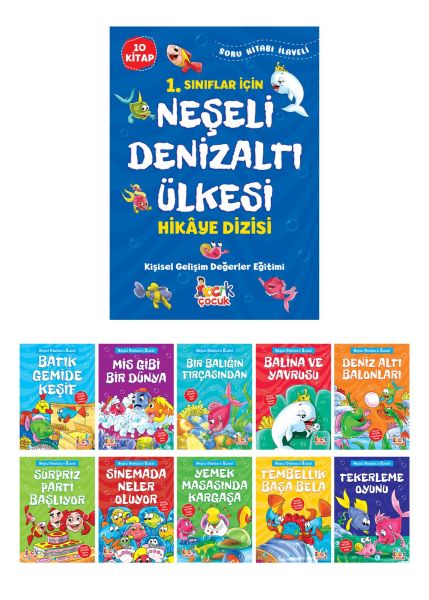 Neşeli Denizaltı Ülkesi(10 Kitap)