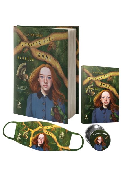 Yeşilin Kızı Anne - Avonlea (Defter, Rozet, Maske Hediyeli)