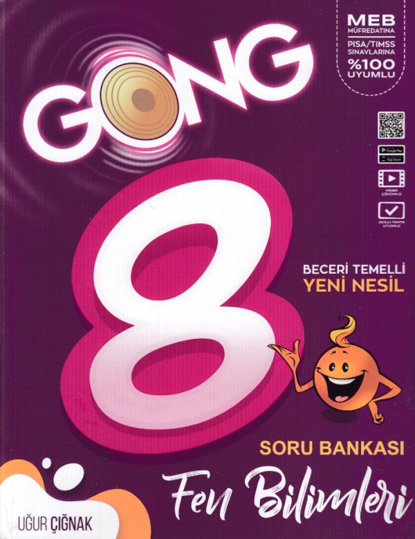 Gong 8. Sınıf Fen Bilimleri Beceri Temelli Yeni Nesil Soru Bankası