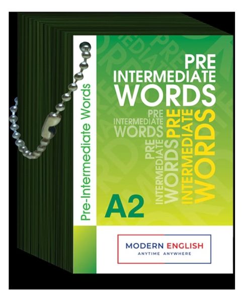 Pre-Intermediate Words - (A2 Kelime Kartları)    