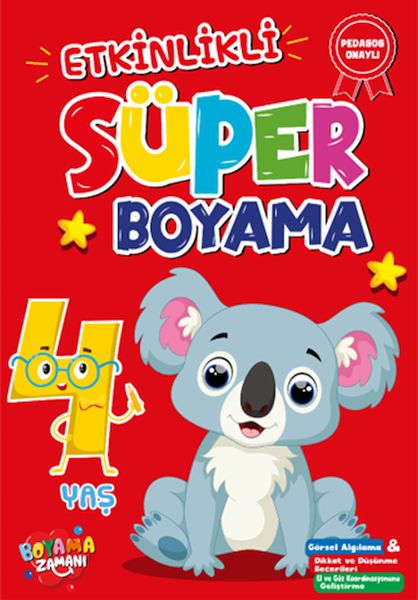 Etkinlikli Süper Boyama; 4 Yaş