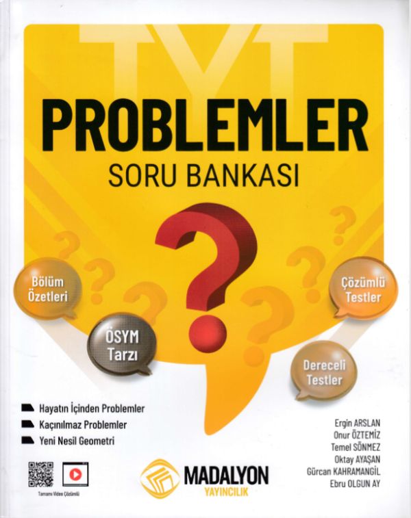 Madalyon TYT Problemler Soru Bankası-YENİ