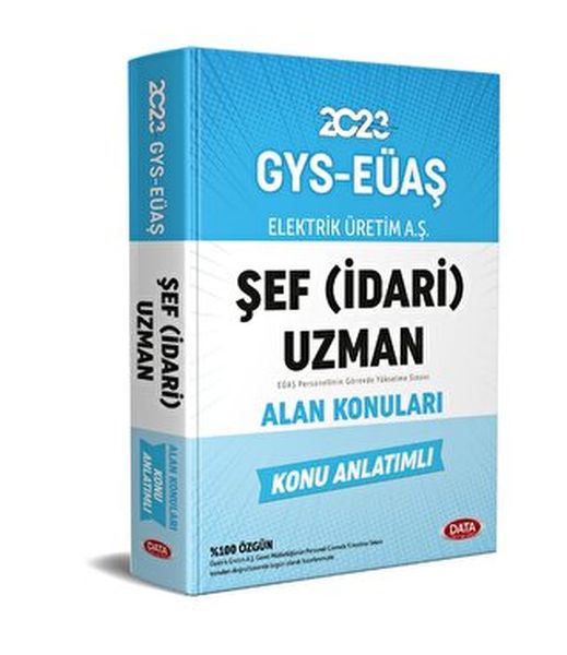 Elektrik Üretim Aş (EÜAŞ) GYS Şef İdari) Uzman Alan Konuları Konu Anlatımlı
