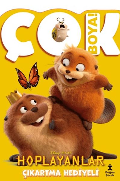 Disney Hoplayanlar - Çok Boya! Çıkartmalı Dev Boyama Kitabı