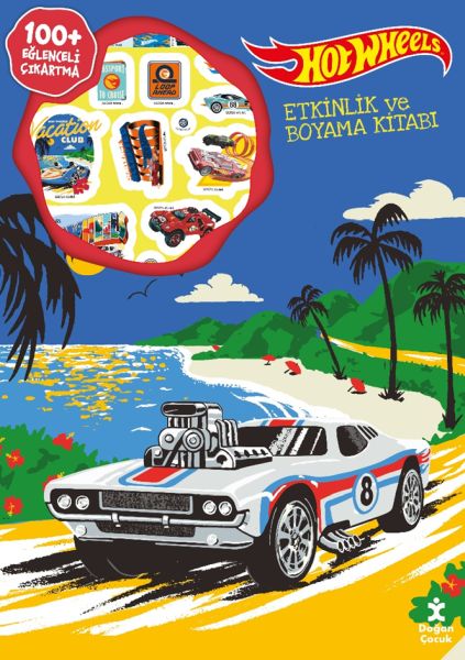 Hot Wheels Çok Çıkartmalı Boyama Kitabı