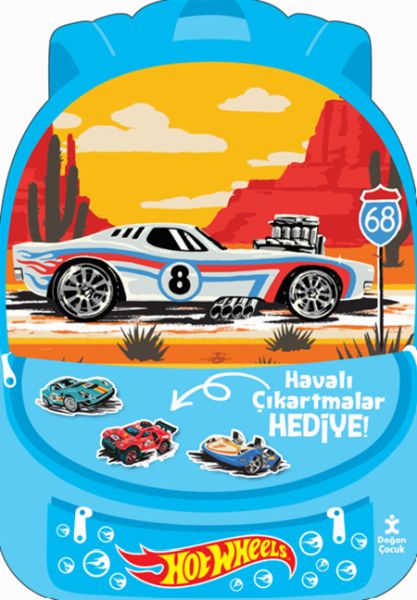 Hot Wheels – Parıltılı Tatil Çantam Etkinlik ve Boyama Kitabı