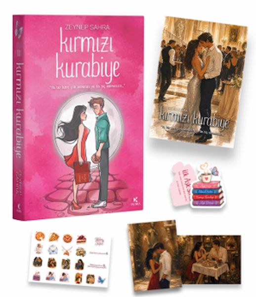 Kırmızı Kurabiye(Kenar Boyamalı)