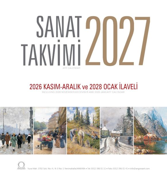 Sanat Takvimi 2027 Duvar Takvimi