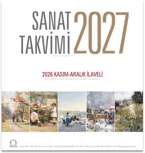 Sanat Takvimi 2027 Masa Takvimi