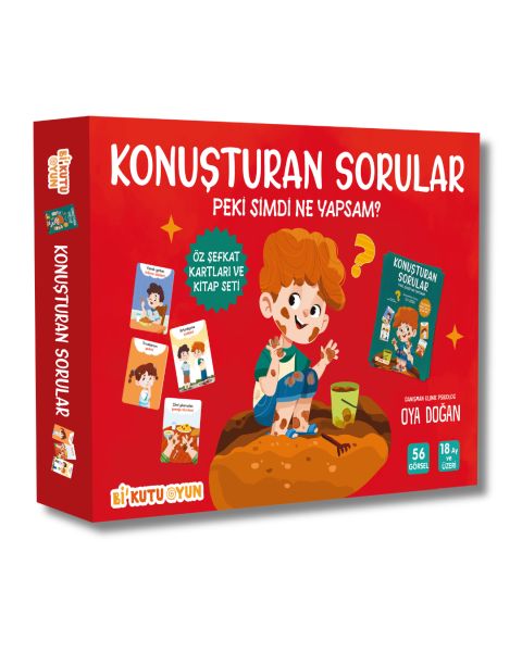 Konuşturan Sorular – Peki Şimdi Ne Yapsam? (Öz Şefkat Kartları ve Kitap Seti)