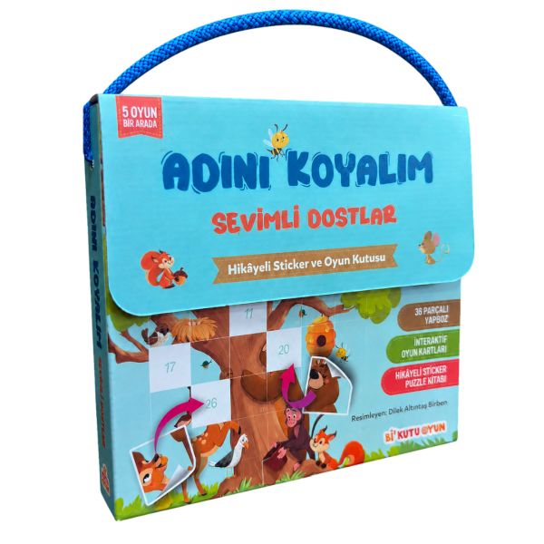 Adını Koyalım - Sevimli Dostlar (Hikayeli Sticker ve Oyun Kutusu)