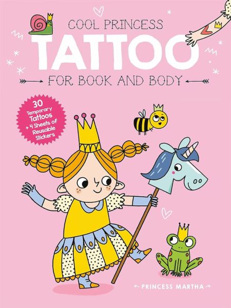 Cool Princess Tattoo Book: Martha