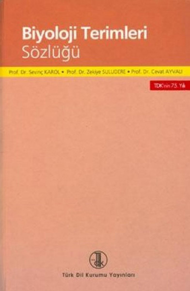 Biyoloji Terimleri Sözlüğü (Ciltli)